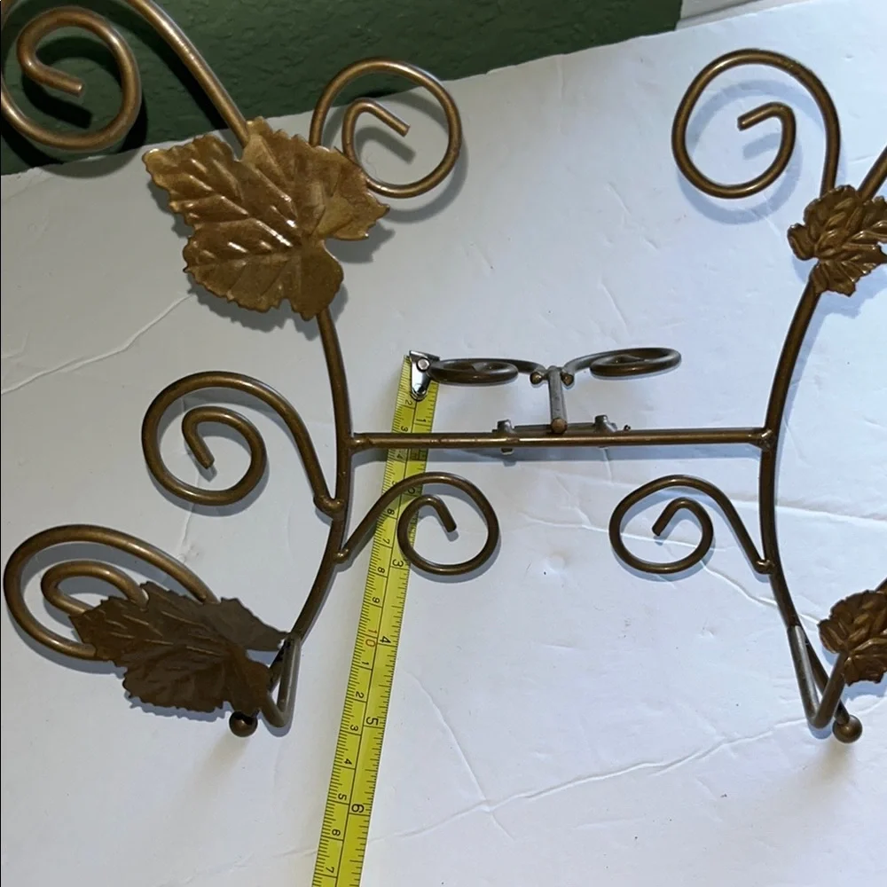 Vintage Elegant Easel Gold and Brown Leaf Book Stand